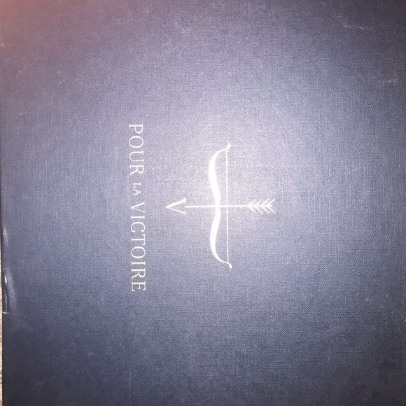 Pour La Victoire Vivie Peep Toe Leather Black Booties Gold Tip Heel - Size 10 - Picture 6 of 7